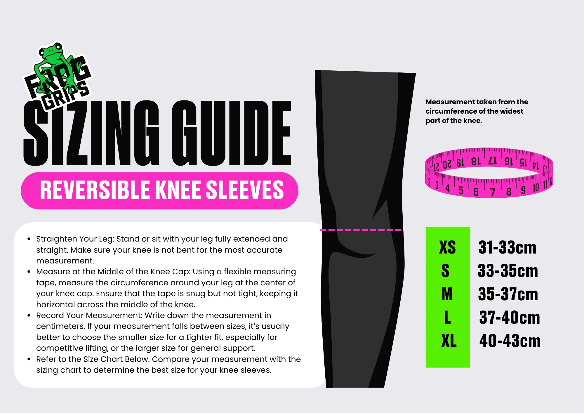 Reversible Knee Sleeves - Pink - Image 6